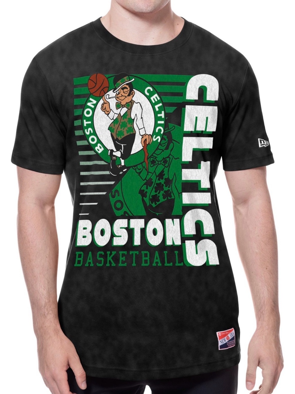 New Era Men's Boston Celtics Black
Throwback Washed T-Shirt NWT Size X-Large